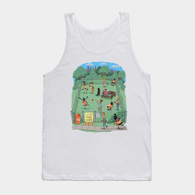 Leash Free Park Tank Top by macccc8